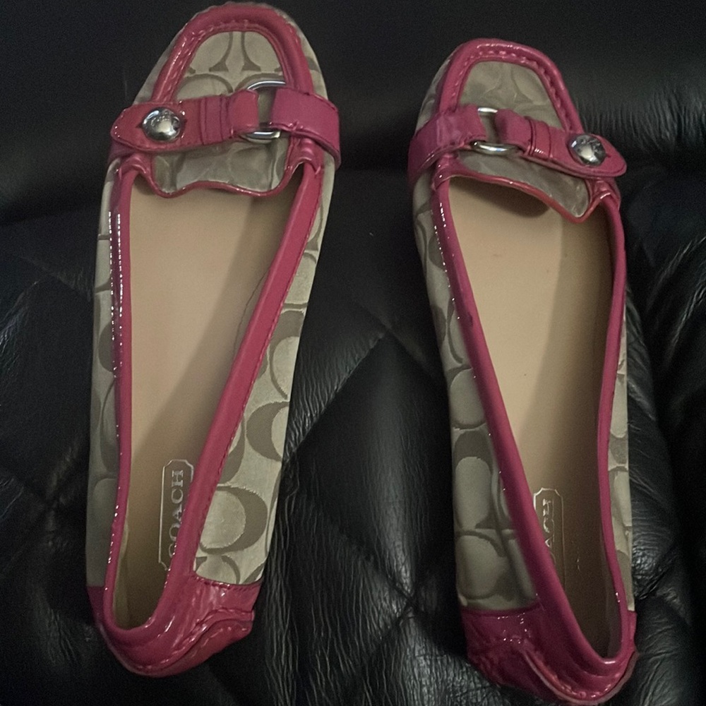 Pink Coach shoes